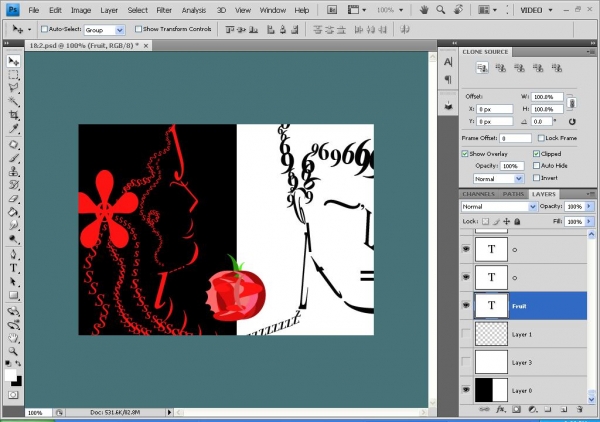 Creation of Adam,Eve & The Forbidden Fruit: Step 10